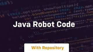 java robot code