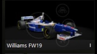 Williams FW19 on the nurburgring GP