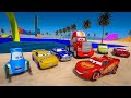 Disney Pixar Cars : Lightning McQueen, Cruz Ramirez, Mater, Hudson, Axlerod, Storm, Guido, Mack,