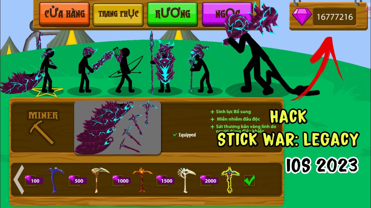 Hæ á Ng Dáº N Hack Stick War Legacy Vã Háº N Kim Cæ æ Ng Trãªn Ios 2023 Youtube