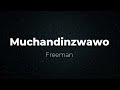 Freeman -  Muchandinzwawo (Lyrics)