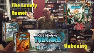 Champions of Midgard The Expansions Unboxing