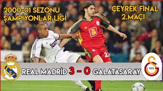 Real Madrid 3-0 Galatasaray | 2001 Şampiyonlar Ligi Çeyrek Final