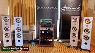 IsoAcoustics GAIA Speaker Isolator DEMO \u0026 Look at product range @ Bristol HiFi Show 2020