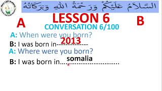 barashada luuqada englishka conversation 6 ( wadasheekeysigii 6aad)@mwalimukiswahili subscribe ♥