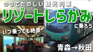 【青森・秋田旅行】観光列車リゾートしらかみで五能線一人旅/ Resort shirakami train (Japan travel)【絶景】