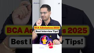 💥2025 BCA Interview - 5 Best Tips ✅Get Into Best BCA Colleges#Shorts #BCA #BCAAdmission #Viral #yt