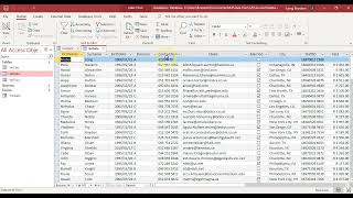 MS Access Forms Part 1 Basic forms