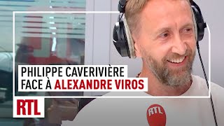 Philippe Caverivière face au directeur France du groupe Adecco