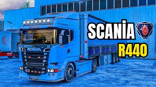 ETS2 1.53 | Challenging Journey Under Heavy Snow with Scania R440 Vabis! ❄️🚛