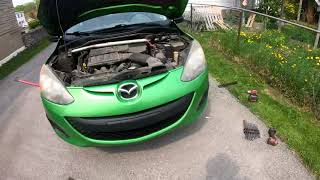 Mazda 2 Mods Front Strut Removal DIY & sneak peak at the Bar