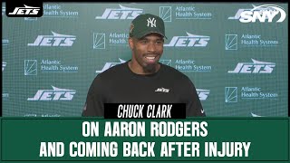 Chuck Clark on Aaron Rodgers and getting back after season-ending injury in 2023 offseason | SNY