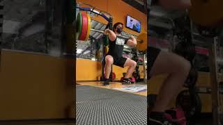 100 kg/220 lb x2 Front Squat