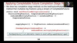 Advanced Java Completable Future Features: Applying Completion Stage Methods