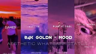 Mood - 24kGoldn (Lyrics) Status 💕 || Whatsapp Status ✨❤️.