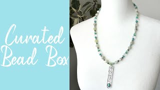 December 2024 Curated Bead Box Unboxing and Necklace Tutorial! 💎💎💎