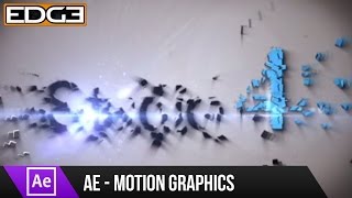 After Effects Tutorial - Shatter Motion Graphics Effect HD