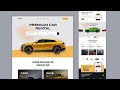Build A Responsive Premium Car Rental Website Using HTML CSS & JavaScript