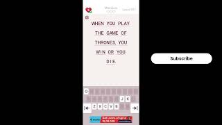 Cryptogram Level 597 | Cryptogram Letters and Numbers Answers