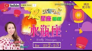 2024年12星座运程♦水瓶座♒️(国语配音版)25/2 - 2/3♦对金钱没太明确概念♦减少冲动消费♦以审慎态度应对危机♦谨慎作出财务决策♦2024年星座｜十二星座运势周报｜🔮塔罗占星师 Renee