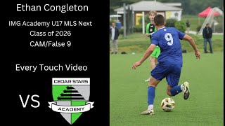 Ethan Congleton | Every Touch VS Cedar Stars Bergen U17 MLS Next | Class of 2026