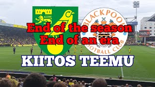 Norwich City 0-1 Blackpool Farewell Teemu Pukki Matchday Vlog End of Era #ncfc #blackpool  #vlog