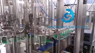 330ml soda filling machine 330ml square bottle soda production line bottled water moutain spring pla