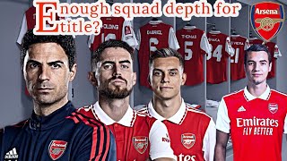 Do Mikel Arteta's Arsenal have enough strength in depth to challenge for the Premier League title?