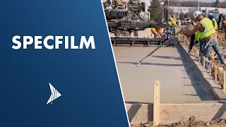 SpecChem SpecFilm Parking Lot Application by Scurto Concrete