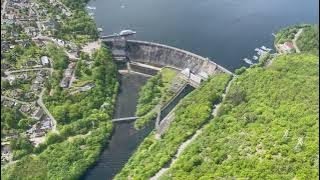 Eder Dam from the air, May 2023.