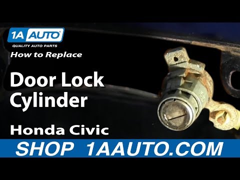 How to Install Replace Door Lock Cylinder 2003-05 Honda Civic How to Install Replace Door Lock Cylinder 2003-05 Honda Civic