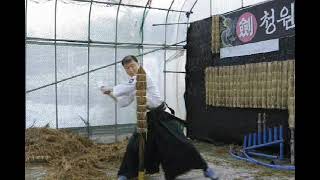 검도베기  #tatami  cutting #Korea  #Batto-do  #Japan sword #Sword #Katana #Tameshigiri #전통도검 #고려도검 #도검