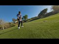 tom brady hits an insane golf shot filmed with fpv drone