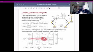 LEZIONE 25 (Week_12_b): Catene cinematiche chiuse: cinematica differenziale e statica