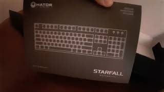 Розпакування клавіатури Hator Starfall Outemu Blue (HTK-609) з Rozetka