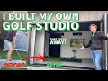 I Built My Own Golf Simulator | DIY Golf Studio | Fold Away Golf Sim