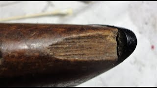 Rifle or shotgun stock toe repair