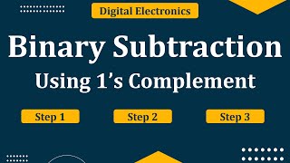 Binary subtraction using 1’s complement | 1’s Complement subtraction