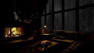 Rainfall in a Cozy Cabin – Perfect Ambience for Rest, Study, and Peaceful Sleep - Rain Sounds