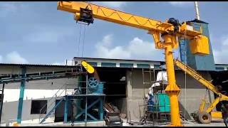 SUMO CRANES- Load test of the Jib cranes