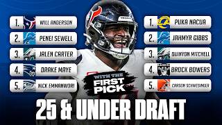25 AND UNDER NFL PLAYER DRAFT 👀