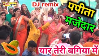 DJ remix पपीता मजेदार यार तेरी बगिया में papita majedar yaar Teri bagiya mein