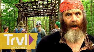 Willy Builds A Trap To Catch The Monsters of the Tygart Valley | Mountain Monsters | Travel Channel