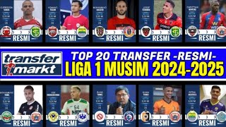 INFO 20 TRANSFER -RESMI- LIGA 1 MUSIM 2024-2025 | PERSIB - PERSIJA - PERSEBAYA - AREMA FC