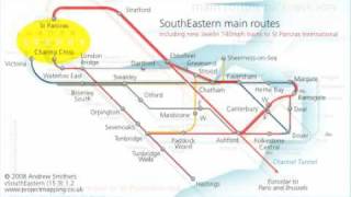 Southeastern rail map - the design process