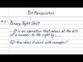 Binary Right Shift Operator Explained with Examples | Bitwise Operations Tutorial