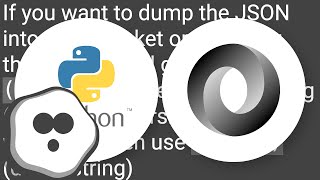 What is the difference between json.dump() and json.dumps() in python?
