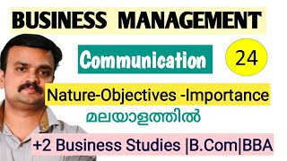 Business Management Communication  Malayalam