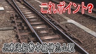 【駅に行って来た】紀勢本線神志山駅にあるポイント3種類を見比べてみた