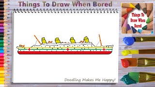 How To Draw Britannic Easy